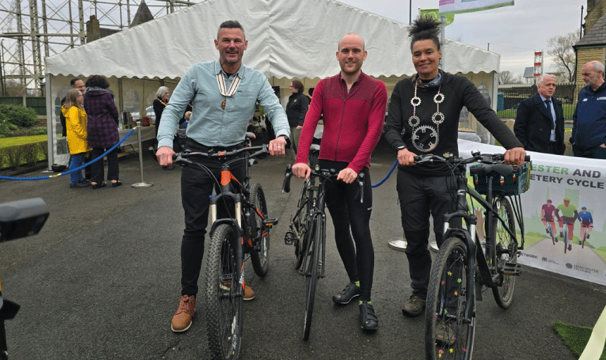 Launch of Manchester & Salford Cemetaries Cycle Trail