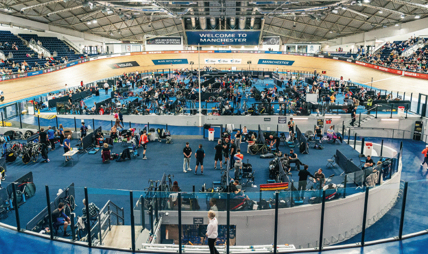 Image of Velodrome for National Track Championships Manchester
