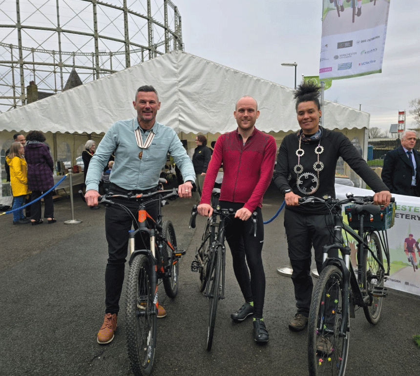 Launch of the Manchester & Salford Cemetery Bike Trail