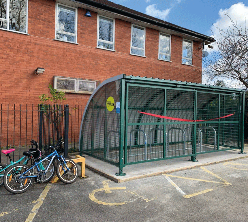 St Margaret's Bike shelter Opening